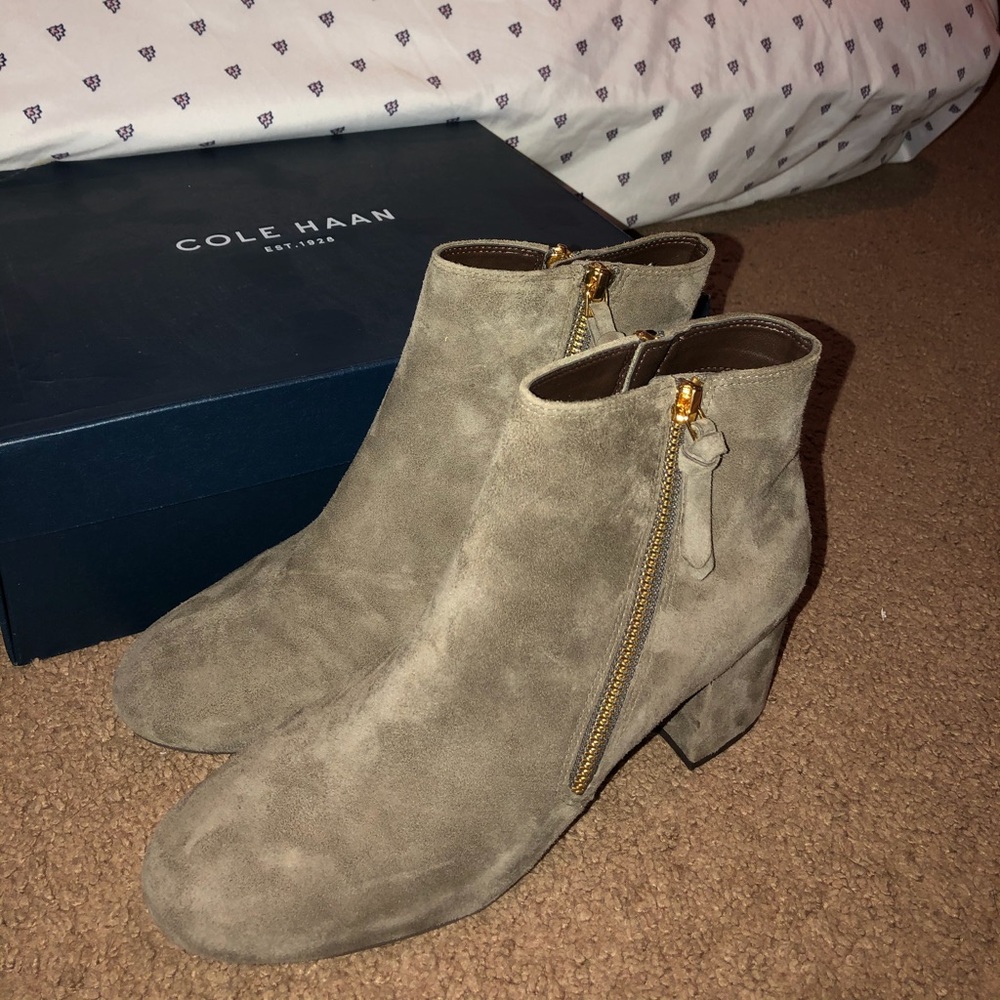Cole Haan suede boots